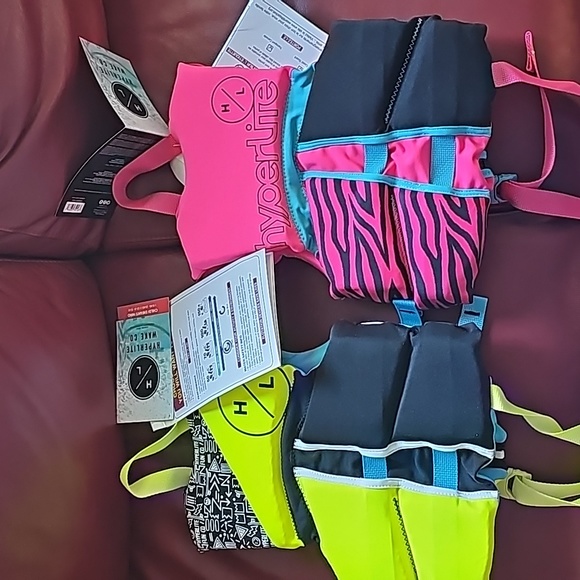 Hyperlite Child Life Vest- Blue/Yellow/Black| Size: 33lb-55lb  New With … - Picture 3 of 9